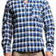 Something Strong Blue Something-False Button-Up