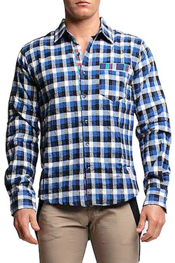 Something Strong Blue Something-False Button-Up thumbnail 1