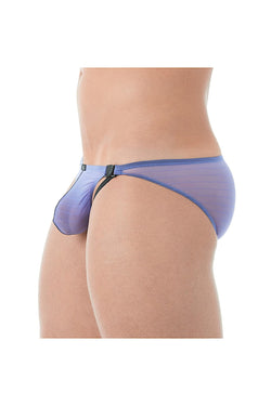 Gregg Homme Purple Mesh Suspender C-Ring Brief thumbnail 2
