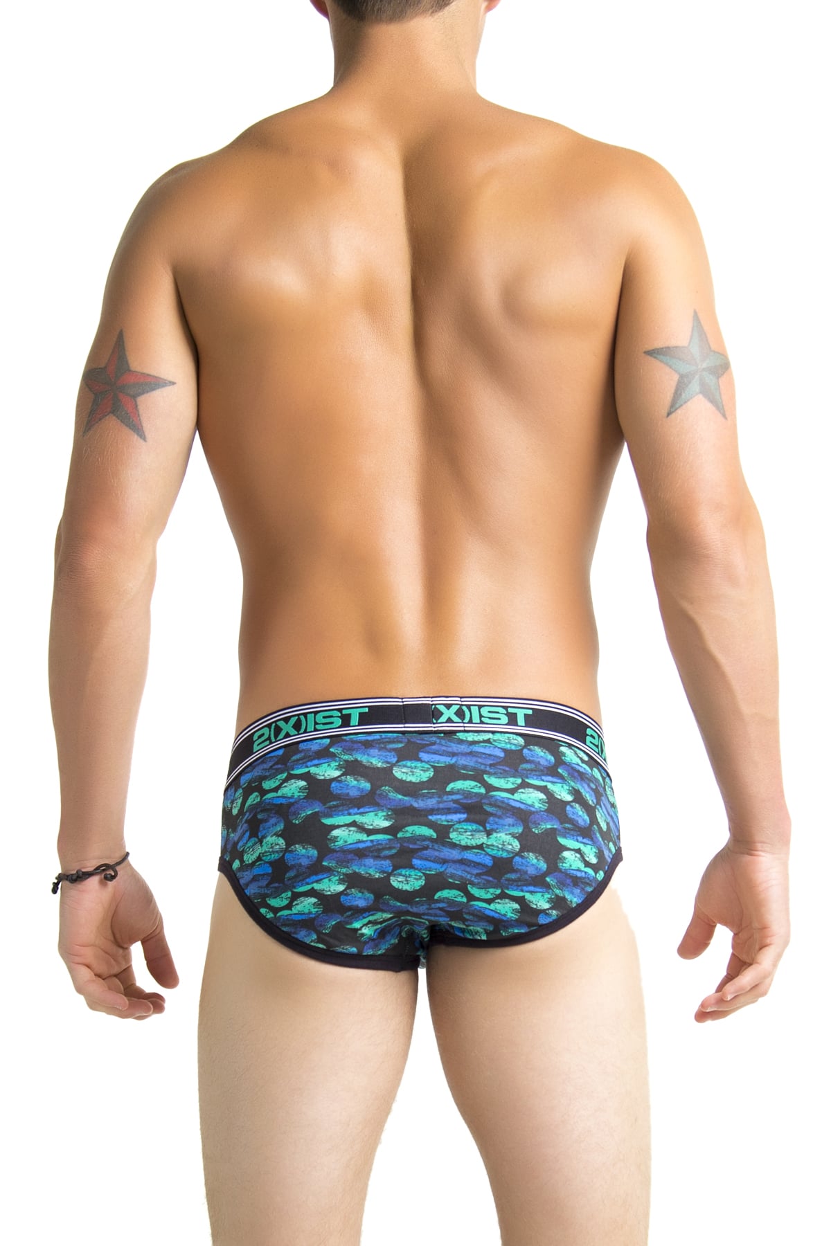 2(X)IST Dot Black Prints Brief