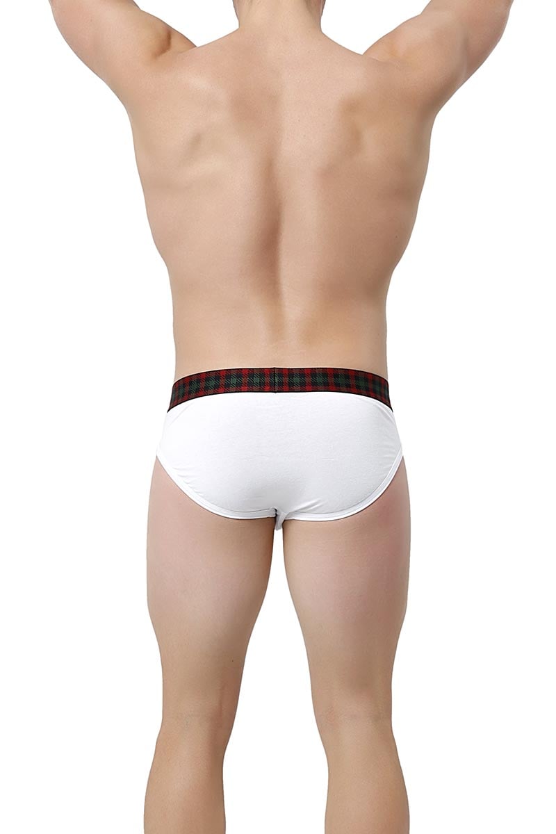 2(X)IST White Tartan No-Show Brief