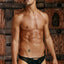 Naughty Boy Black Animal Lace Thong