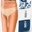 AQS 3Pk Blue Flowers Laser Cut Bikini Brief