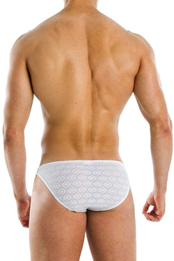 Modus Vivendi White Geo Low Cut Brief thumbnail 3
