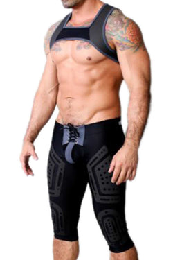Cellblock 13 Black Lace-Up Stryker Pant thumbnail 1