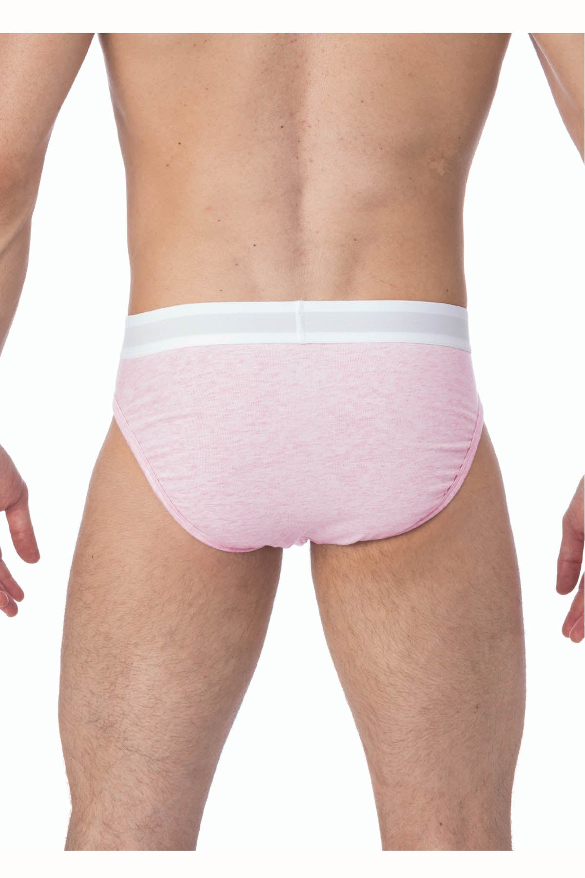 WOOD Pink Heather Hip Brief
