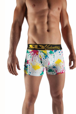 Sly White Splatter Boxer Brief thumbnail 2