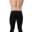 2(X)IST Black Tartan Plaid Long Underwear