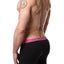 2(X)IST Black Contrast Performance Cotton Boxer Brief 2-Pack