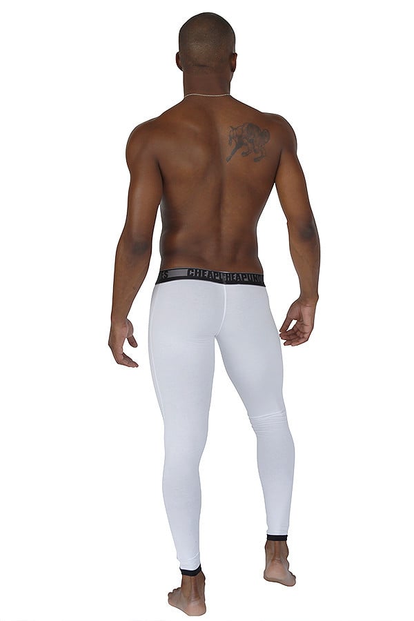 CheapUndies White & Green Down-Under Pant