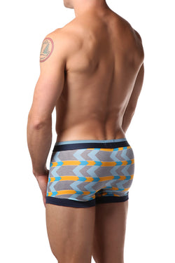 2(X)IST Zig Zag Stripe-Saffron Graphic Cotton Trunk thumbnail 2