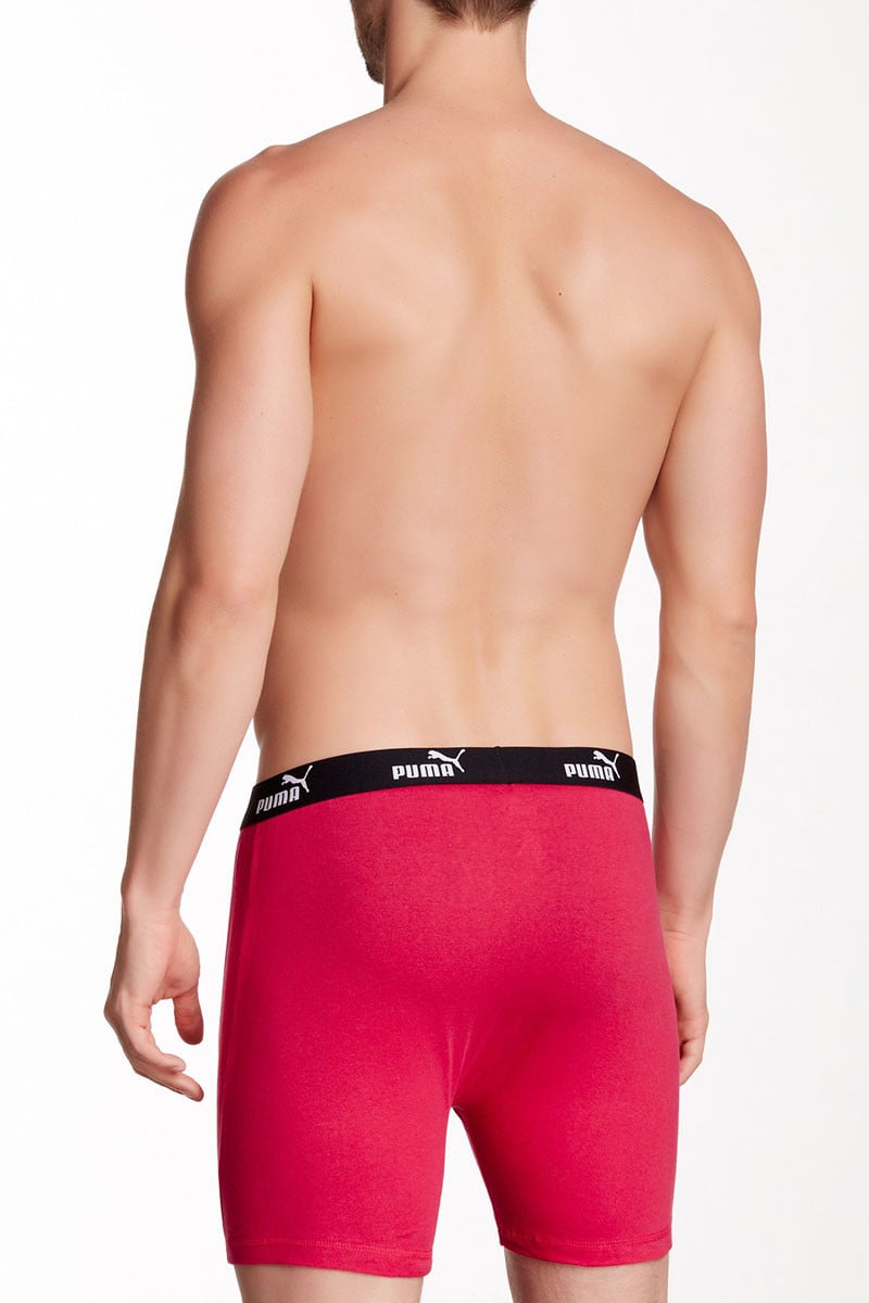 Puma Raspberry 3-Pack Assorted Boxer Brief