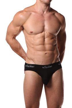 Activeman Black Cotton Brief thumbnail 2