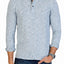 Nautica Anchor-Blue Slim-Fit Long-Sleeve Henley