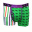 Sly Green & Multi Milk The Cow Boxer Brief & Socks Pack