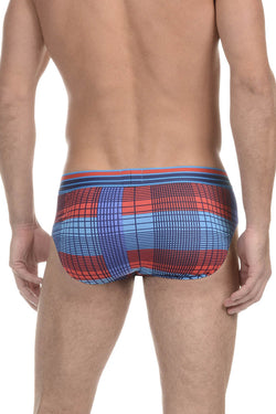 2(X)IST Plaid Blue Jewel Mod Modal Brief thumbnail 2
