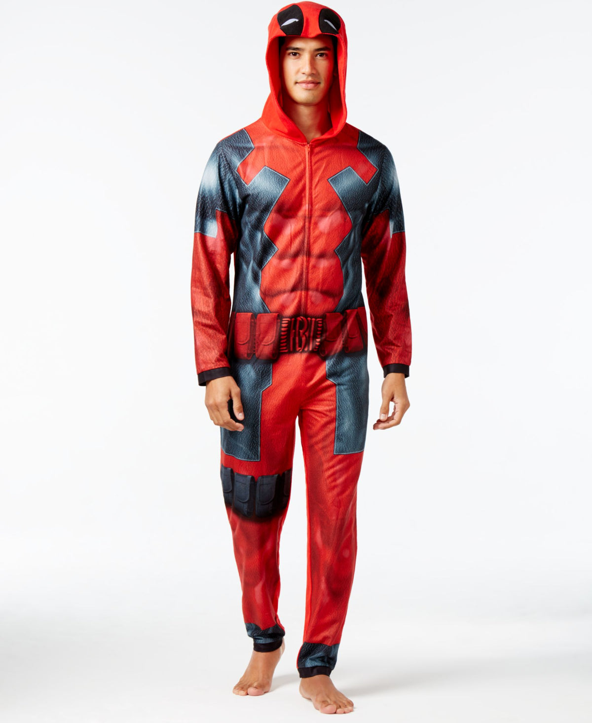 Deadpool Adult Pajamas With Hood