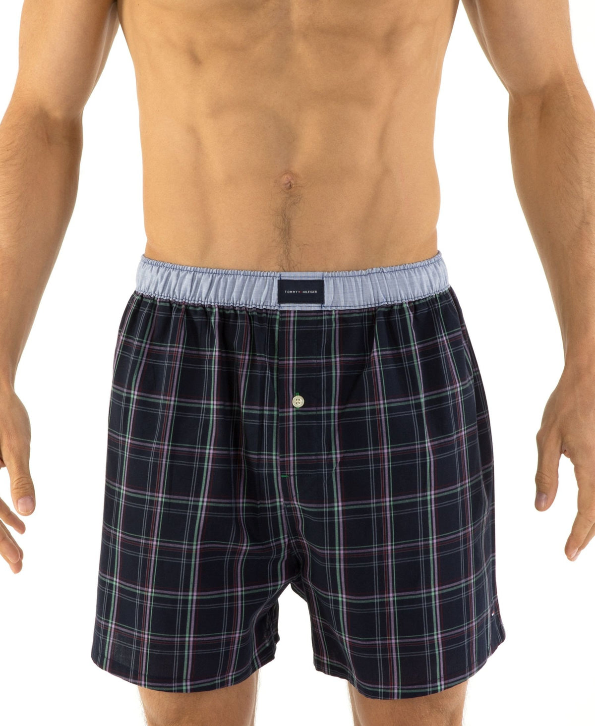 Tommy Hilfiger Plaid Woven Boxer