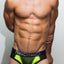 Marco Marco Neon Yellow NY Basketball Mesh Brief