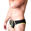 Cell Block 13 Black & Yellow Deviant Lace-Up Jock Brief