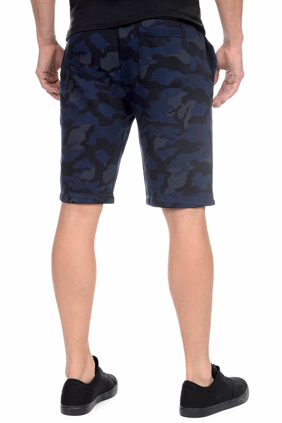 2(X)IST Blue-Camo French Terry Short