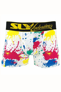 Sly White Splatter Boxer Brief thumbnail 1