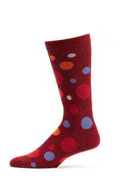 Ozone Red Dual Dots Crew Sock thumbnail 3