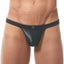 Gregg Homme Black Reveal Italian Jacquard Thong