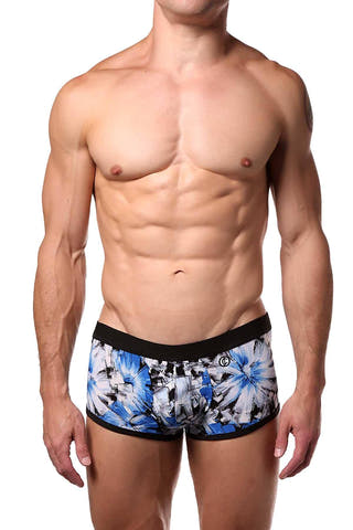 JustinCase Blue/Grey Floral Trunk