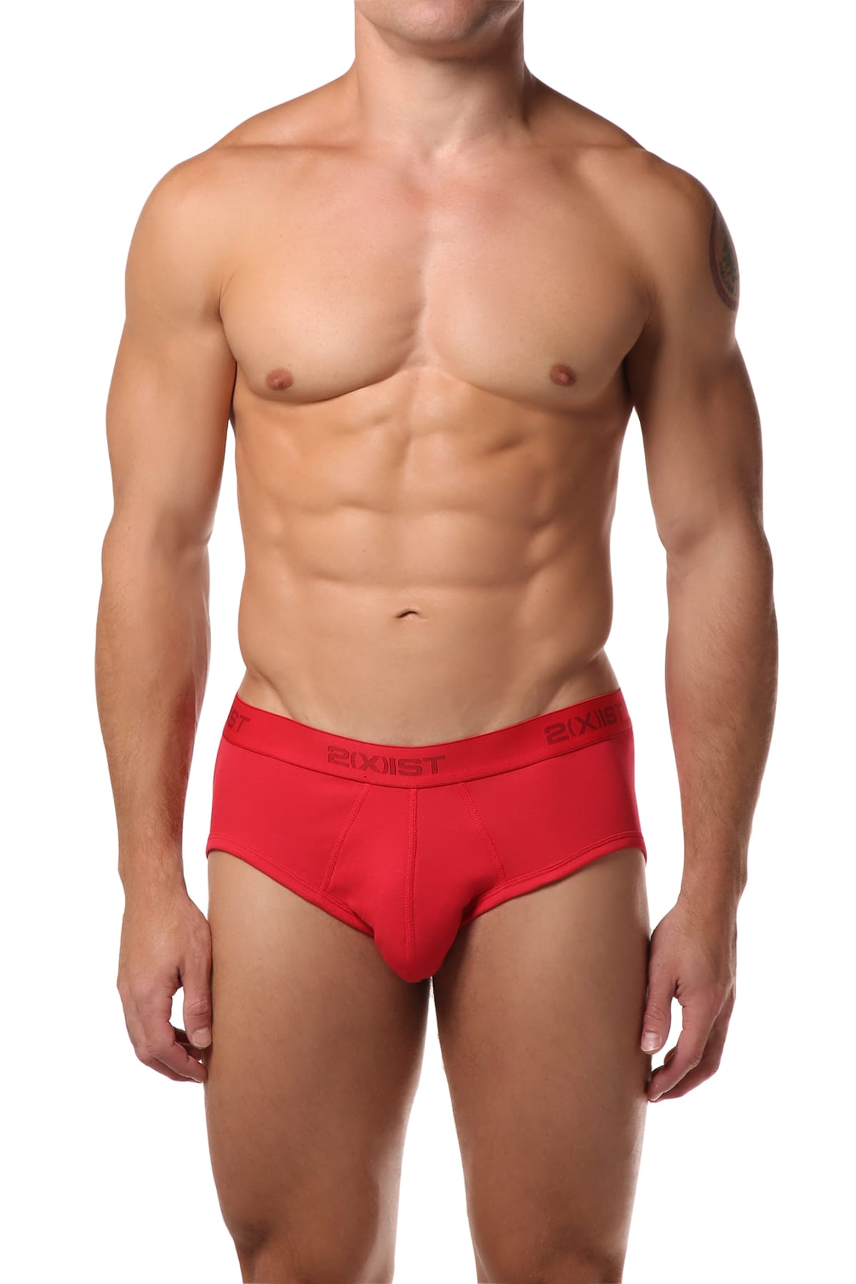 2(X)IST Red/Yellow/Blue Essential Contour Pouch Brief 3-Pack