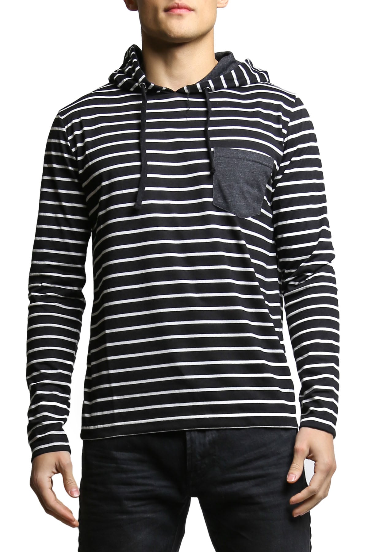 Do Nothing Charcoal Jailbird Joey Hooded Shirt