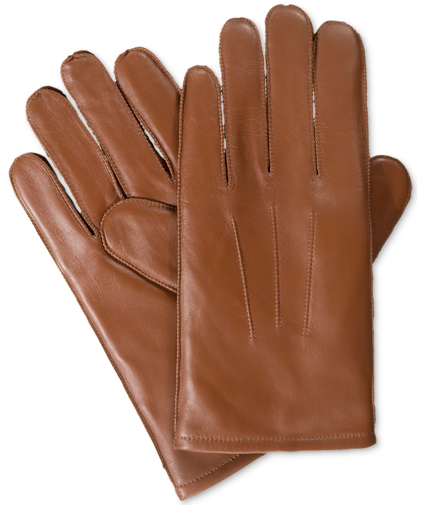 Isotoner Signature Leather Stretch Gloves Large