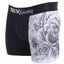 Sly Black & White Rose Boxer Brief