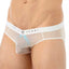 Gregg Homme White Erotik Ultra Sheer Mesh C-Ring Brief