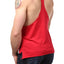 Y.M.L.A Red Raw Edge String Tank
