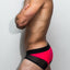 Marco Marco Neon Red NY Basketball Mesh Brief