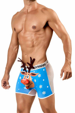 Candyman Blue Reindeer Costume Boxer thumbnail 1