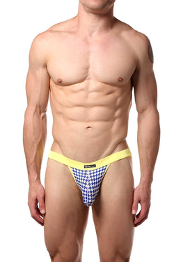 Manview Yellow Checkered Mini-Brief thumbnail 1