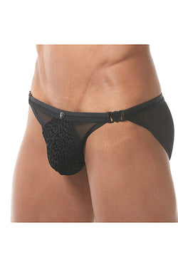 Gregg Homme Black Lust Mesh Velvet Brief thumbnail 3