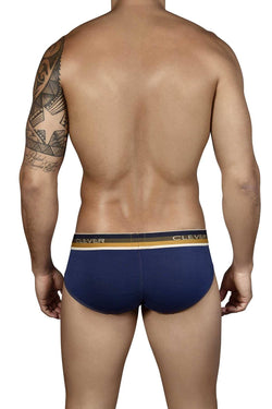 Clever Navy-Blue Lines Latin Brief thumbnail 2
