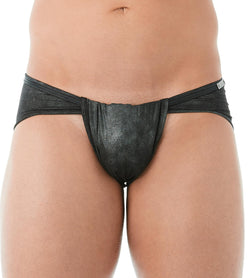 Gregg Homme Charcoal Wild West Faux Suede Loincloth Brief thumbnail 1