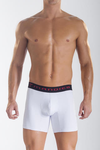 Mandies White Target Boxer Brief
