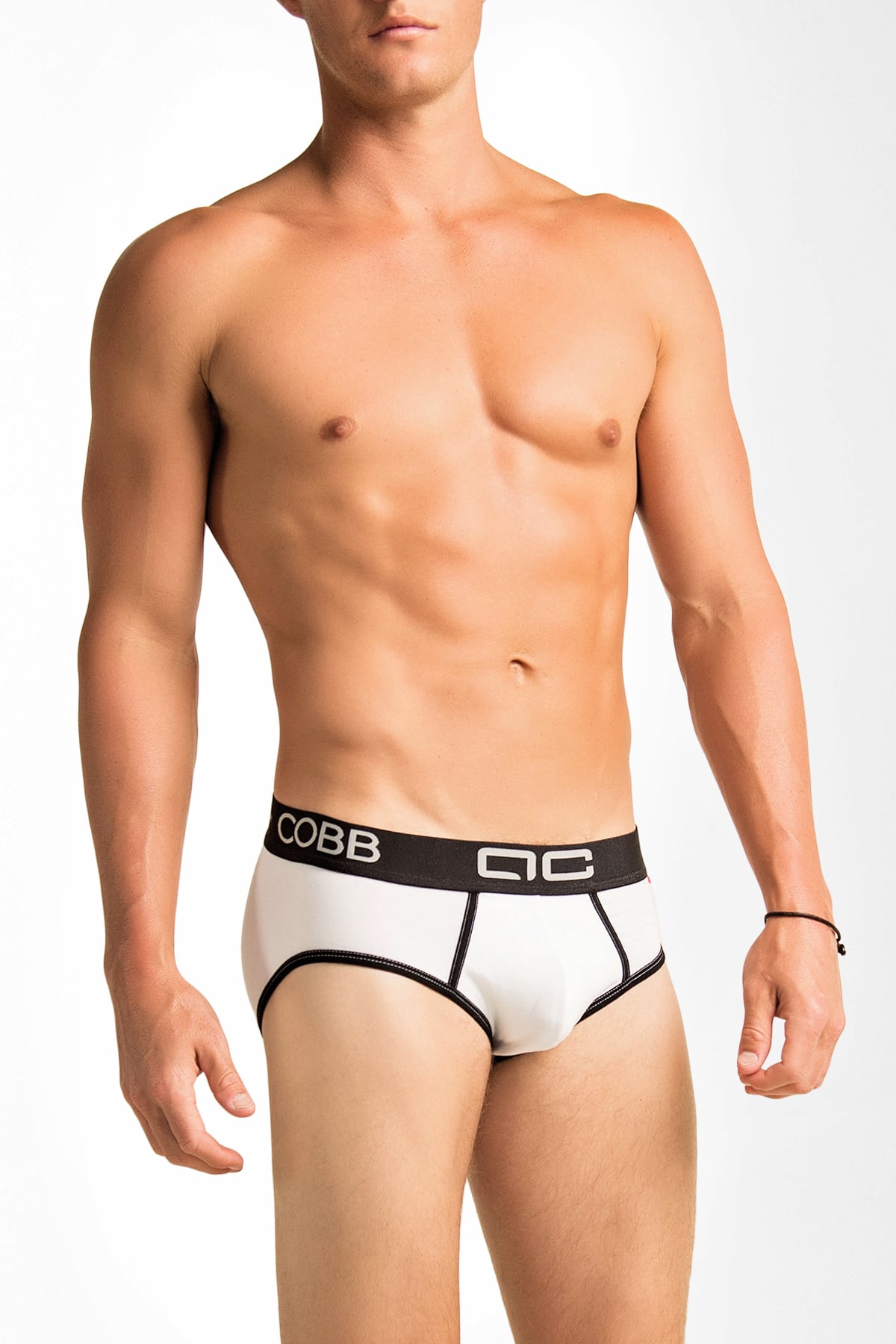 Alexander Cobb White & Black Slip Brief