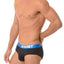 2(X)IST Black & Blue Electric Cotton Stretch Brief