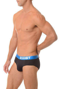 2(X)IST Black & Blue Electric Cotton Stretch Brief thumbnail 3