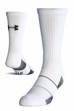 Under Armour White Team Crew Socks thumbnail 2