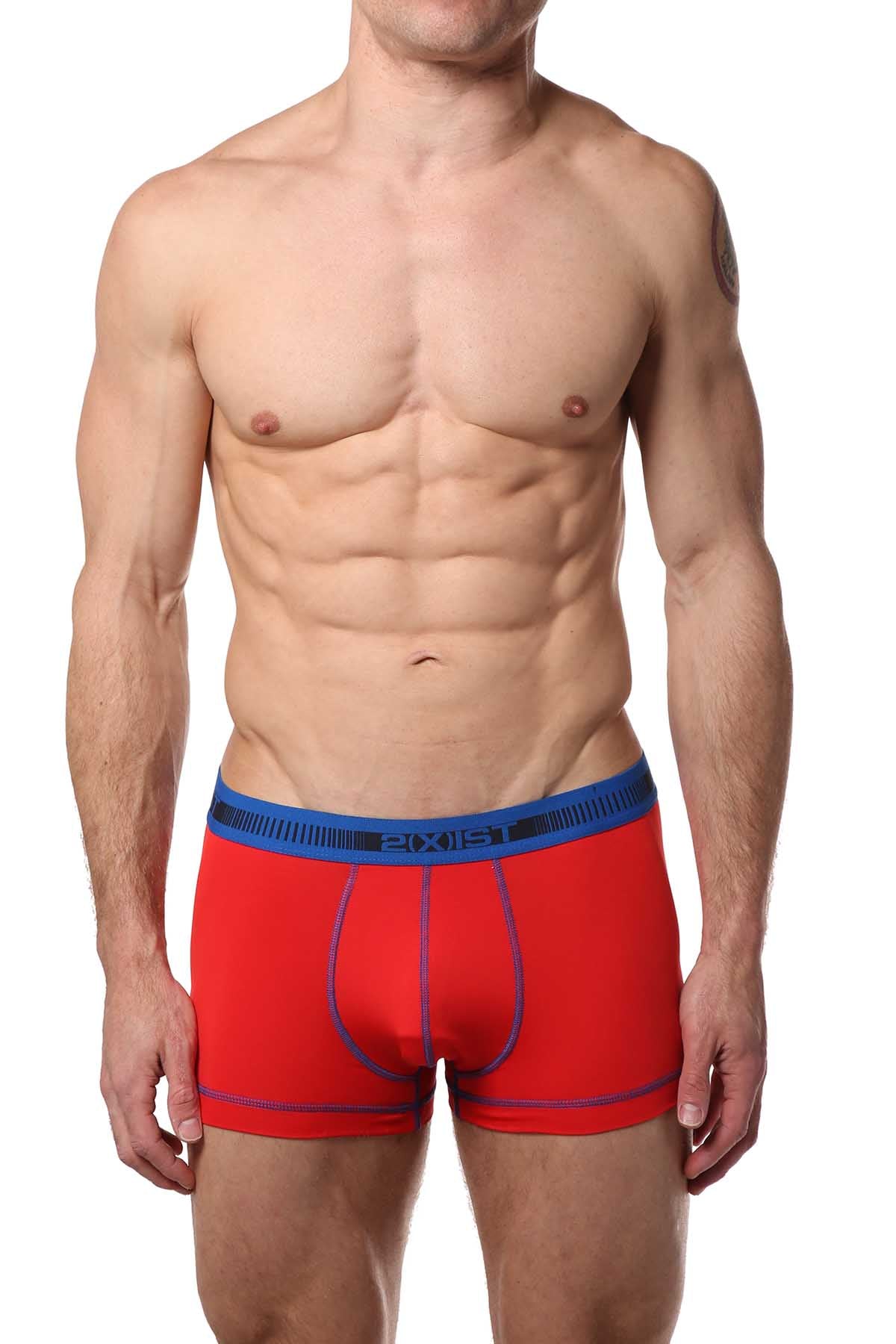 2(X)IST Flame & Navy Performance Cotton Trunk 2-Pack