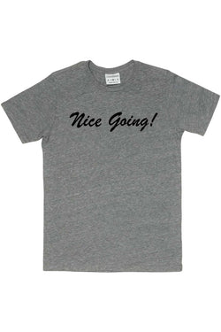 Rxmance Unisex Grey Nice Going Crew Tee thumbnail 1