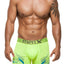Xtremen Green Craquel Boxer Brief