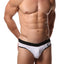 JustinCase White Jock Brief